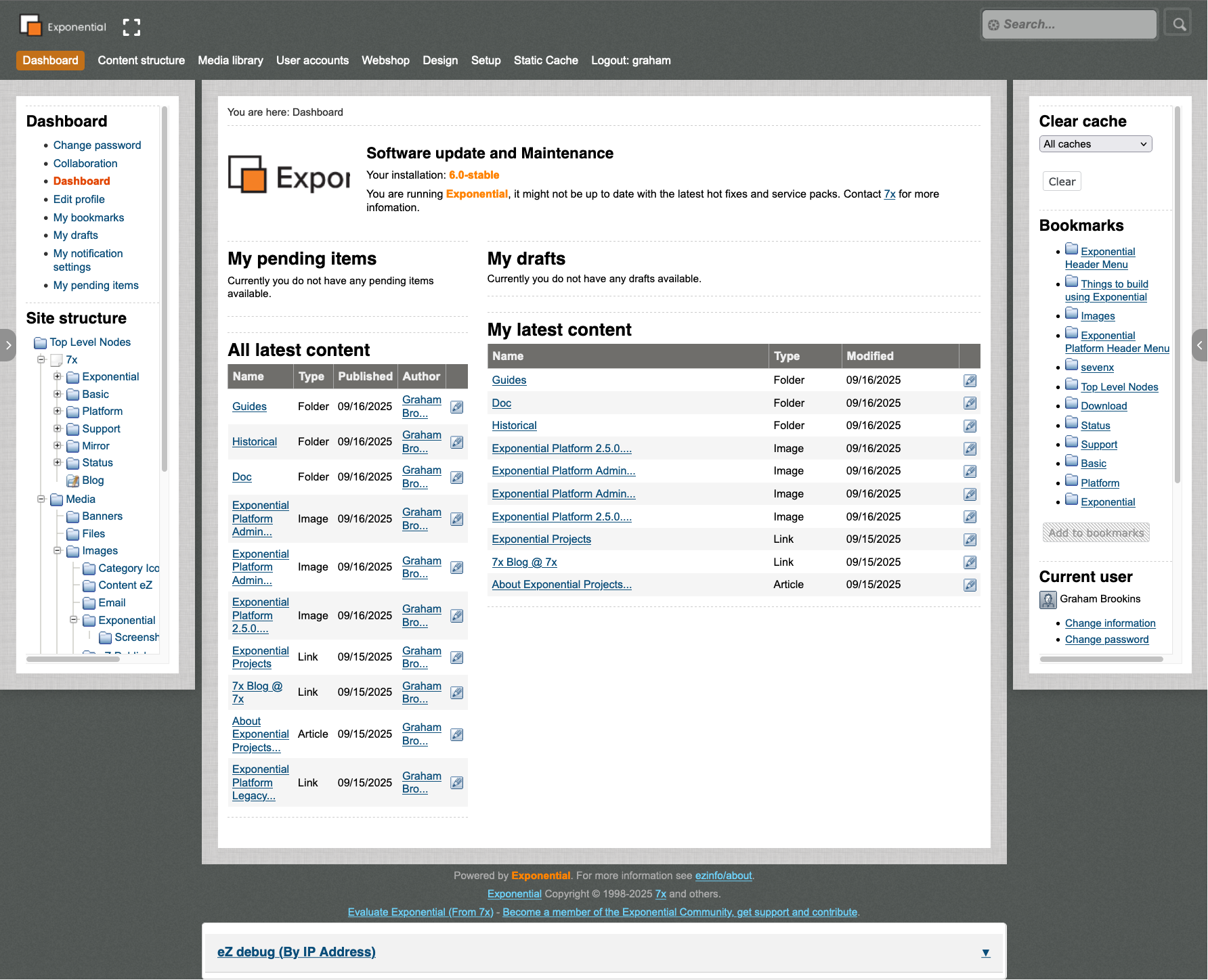 Exponential Project - Admin Dashboard